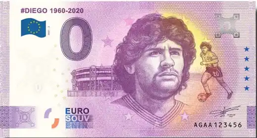 0€-Schein #DIEGO 1960-2020