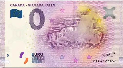 0€-Schein CANADA - NIAGARA FALLS