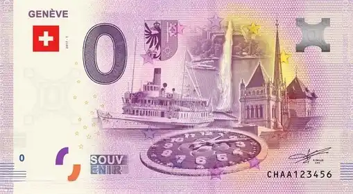 Banconota da 0€ GENÈVE