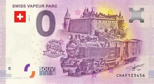 Billet 0€ SWISS VAPEUR PARC