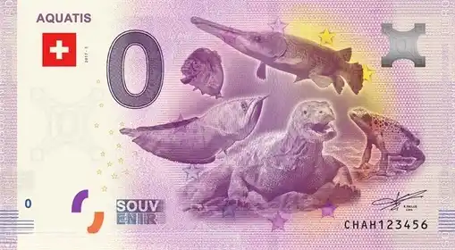 Billete de 0€ AQUATIS