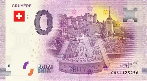 0€-Schein GRUYÈRES