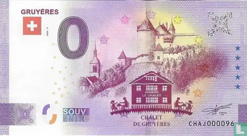 Banconota da 0€ GRUYÈRES