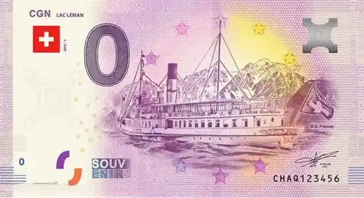 0€-Schein CGN LAC LÉMAN