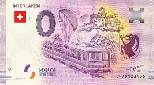 Billete de 0€ INTERLAKEN
