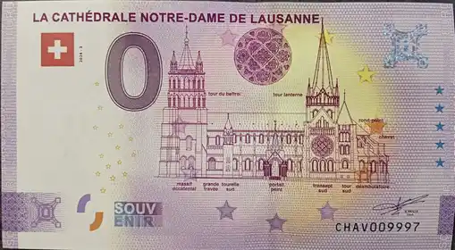 Billet 0€ LA CATHÉDRALE NOTRE-DAME DE LAUSANNE
