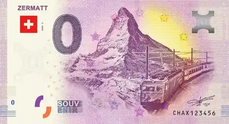 Billete de 0€ ZERMATT 4