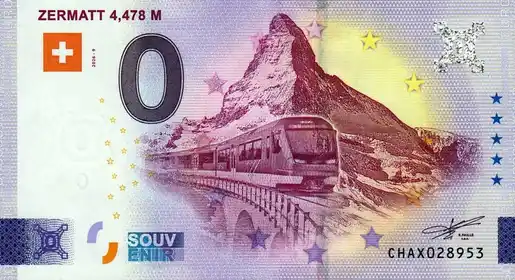0€-Schein ZERMATT 4