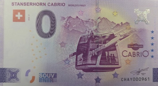 Banconota da 0€ STANSERHORN CABRIO