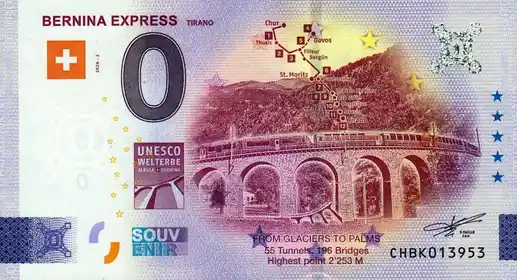 Billet 0€ BERNINA EXPRESS