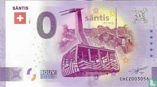 0€-Schein SÄNTIS