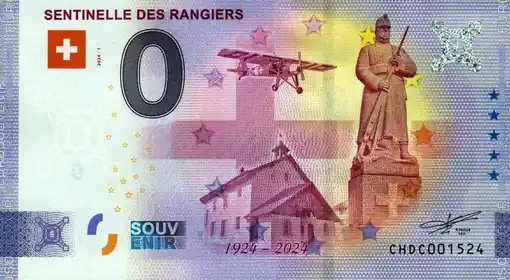 0€ banknote SENTINELLE DES RANGIERS