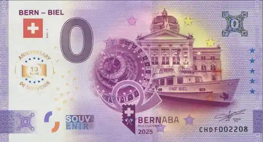0€ banknote BERN - BIELBERNABA MULTILATERAL 2025
