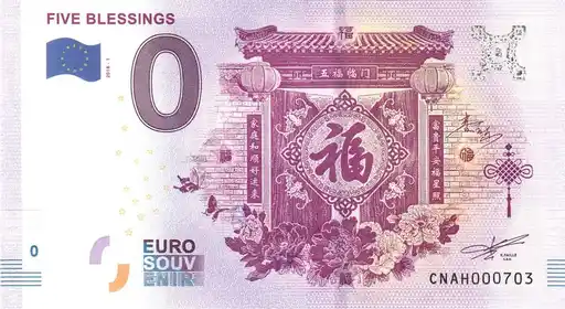 Billete de 0€ FIVE BLESSINGS