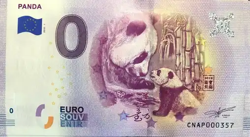 0€-Schein PANDA