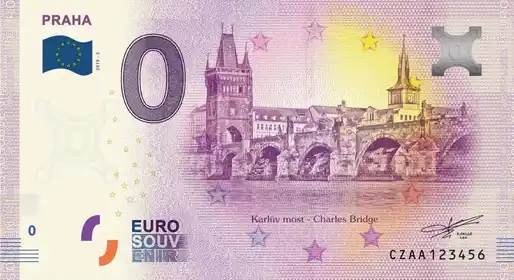 0€-Schein PRAHA