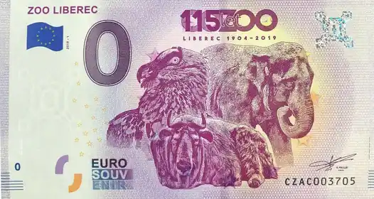 Billete de 0€ ZOO LIBEREC