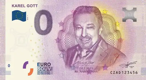 0€-Schein KAREL GOTT