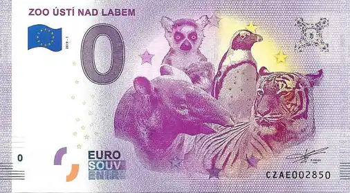 0€-Schein ZOO ÚSTÍ NAD LABEM