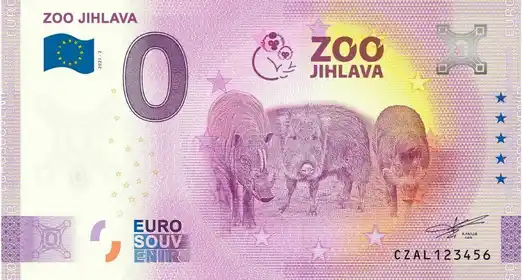 0€-Schein ZOO JIHLAVA