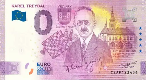 Banconota da 0€ KAREL TREYBAL