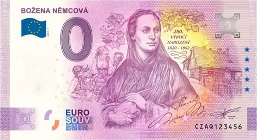 0€-Schein BOŽENA NĔMCOVÁ