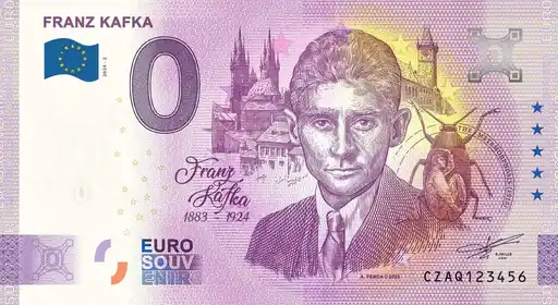 0€ banknote FRANZ KAFKA