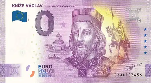 Billete de 0€ KNÍŽE VÁCLAV