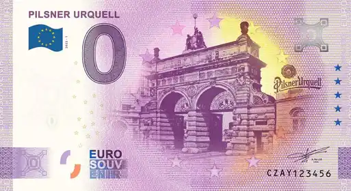 Billete de 0€ PILSNER URQUELL