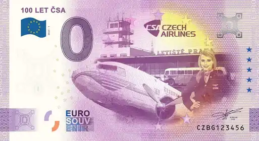 Billet 0€ 100 LET ČSA