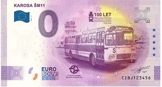 Banconota da 0€ KAROSA ŠM11
