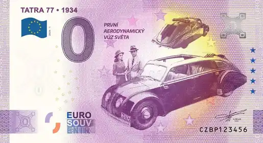 Banconota da 0€ TATRA 77 - 1934