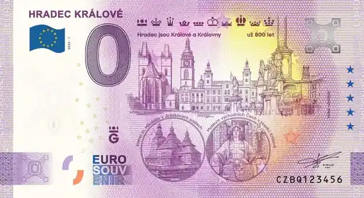 0€-Schein HRADEC KRÁLOVÉ