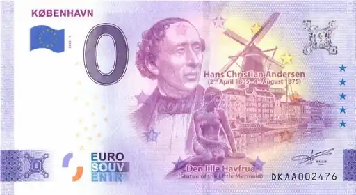 Billete de 0€ KØBENHAVN