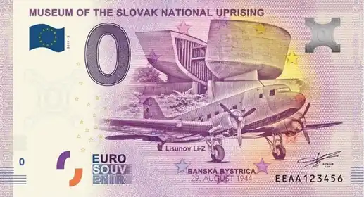 Billete de 0€ MUSEUM OF THE SLOVAK NATIONAL UPRISING