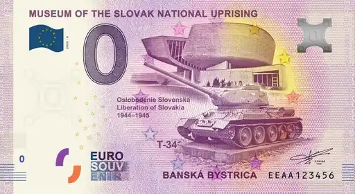 Billete de 0€ MUSEUM OF THE SLOVAK NATIONAL UPRISING