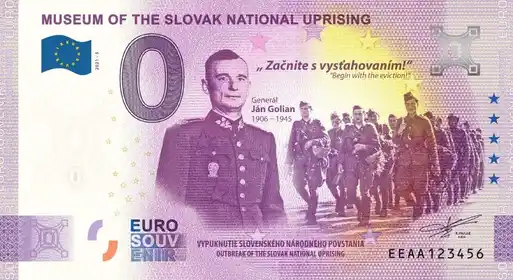 0€-Schein MUSEUM OF THE SLOVAK NATIONAL UPRISING