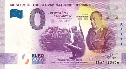 0€-Schein MUSEUM OF THE SLOVAK NATIONAL UPRISING