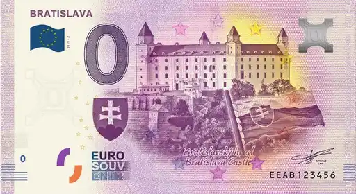 0€-Schein BRATISLAVA