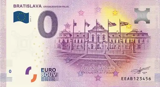 0€-Schein BRATISLAVAGRASALKOVIČOV PALÁC