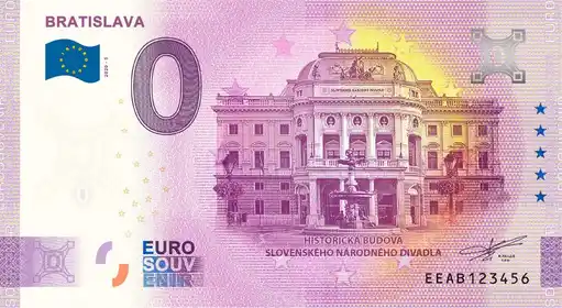 0€-Schein BRATISLAVA