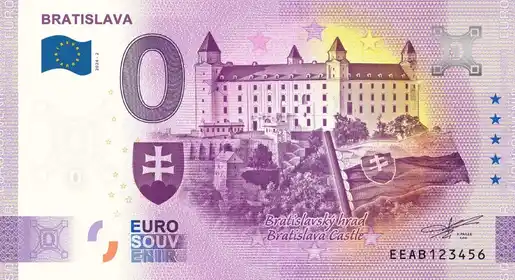 Banconota da 0€ BRATISLAVA