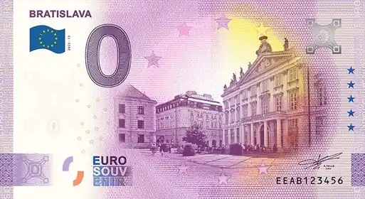 Banconota da 0€ BRATISLAVA