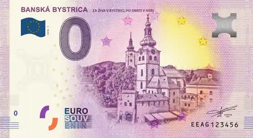 Banconota da 0€ BANSKÁ BYSTRICA