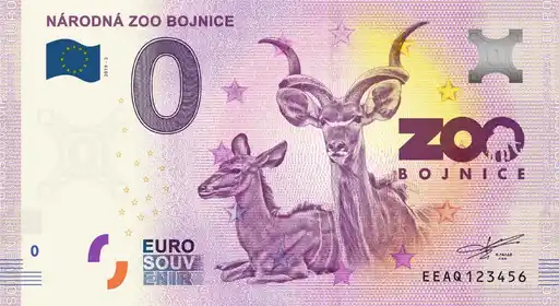 0€-Schein NÁRODNÁ ZOO BOJNICE