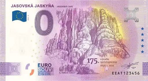 Billet 0€ JASOVSKÁ JASKYŇAJASOVSKÁ CAVE