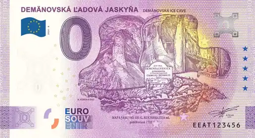 Billete de 0€ DEMÄNOVSKÁ ĽADOVÁ JASKYŇADEMÄNOVSKÁ ICE CAVE