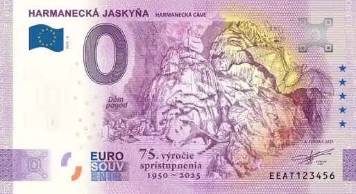 Billet 0€ HARMANECKÁ JASKYŘÝAHARMANECKÁ CAVE