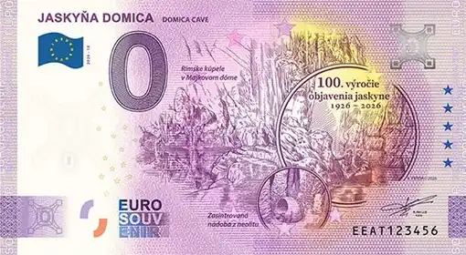 Billete de 0€ JASKYŇA DOMICA
