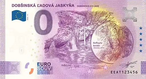 Billete de 0€ DOBŠINSKÁ L'ADOVÁ JASKYNA